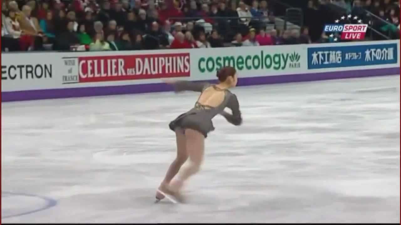 2013 Worlds Yuna KIM FS Les Miserables (Italy EuroSport)(Kor sub) - YouTube