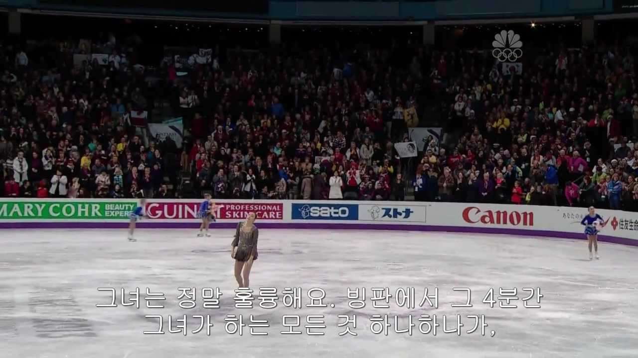 2013 Worlds Yuna Kim FS Les Miserables (nbc)(Kor sub) - YouTube