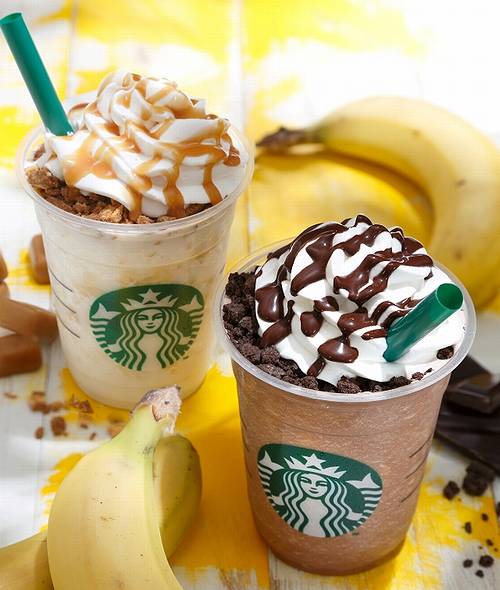 スタバ初の生バナナ1本フラペチーノ発売　日本オリジナルの2つのメニューを投入