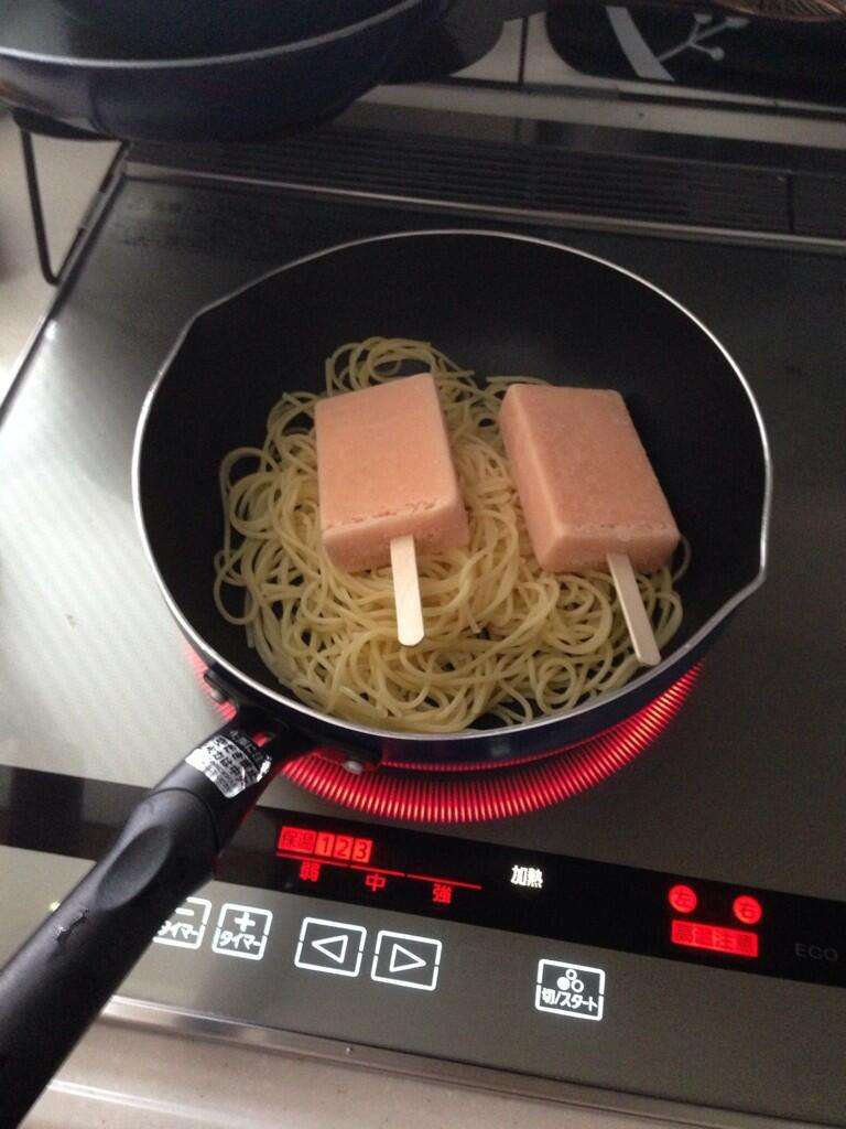 このナポリタンの作り方が斬新すぎるww