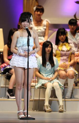 【AKB48選抜総選挙】HKT48指原莉乃首位発進…「こわいですが、正直かなりうれしい」