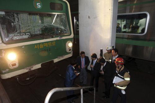 韓国・ソウル地下鉄で追突・脱線事故…170人超負傷か、死者はなし
