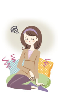 生理前に、どんな症状が出ますか？