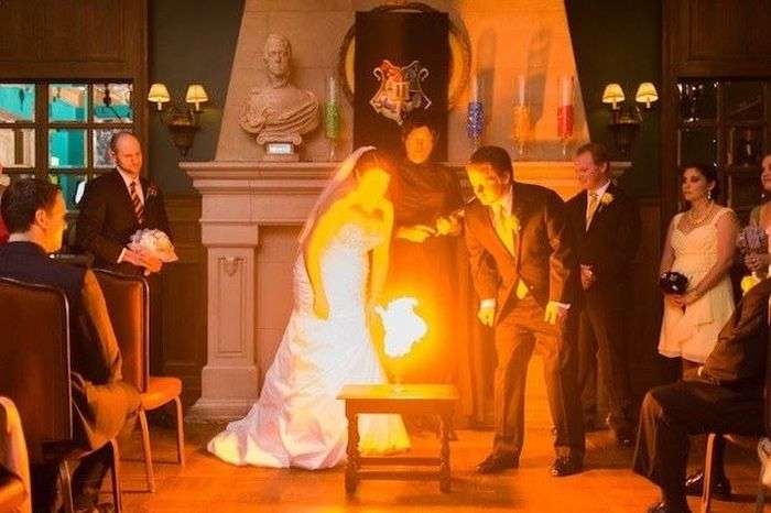This Harry Potter Theme Wedding Is Magical (28 pics)