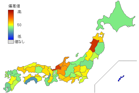 全国学力テスト中学生正答率 [ 2013年第一位 秋田県 ]｜新・都道府県別統計とランキングで見る県民性 [とどラン]