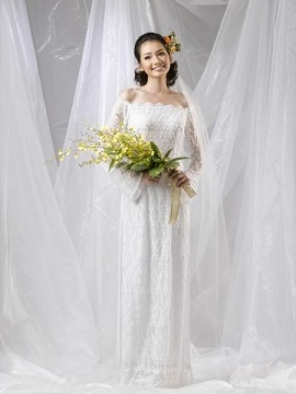 素敵な花嫁の画像