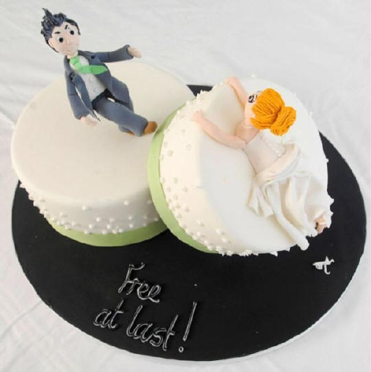 【閲覧注意？】海外にある「離婚ケーキ」なるものが怖すぎるｗｗｗ
