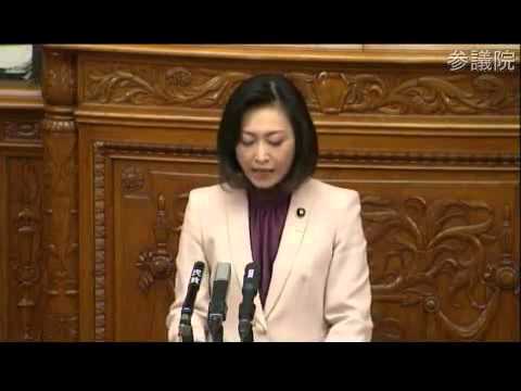 三原じゅん子『民主党は恥を知りなさい!!』民主党を痛烈批判!!　平成25年12月5日 - YouTube