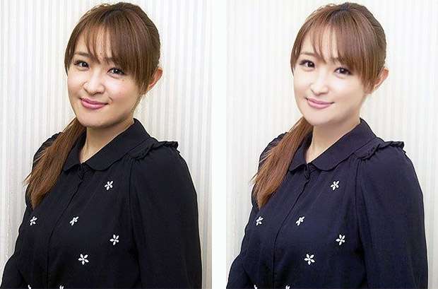 藤崎奈々子が小顔アプリを使った結果…