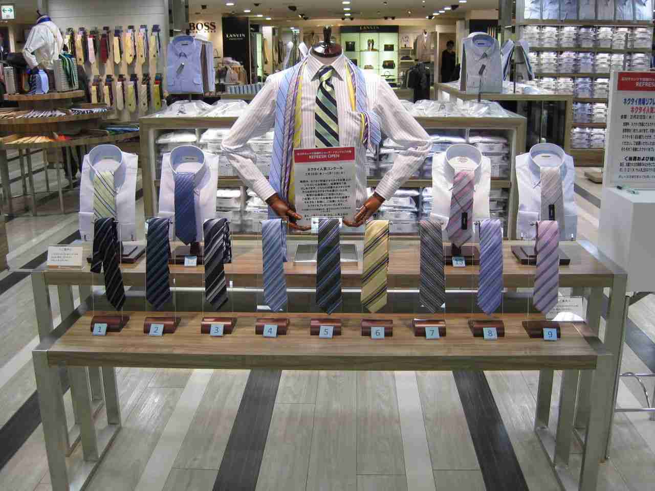 【プチ下ネタ注意？】ネクタイを売る気がないネクタイ売り場