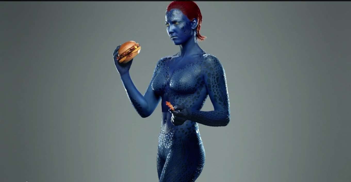Mystique & X-MEN  new Carl's Jr TVC - YouTube