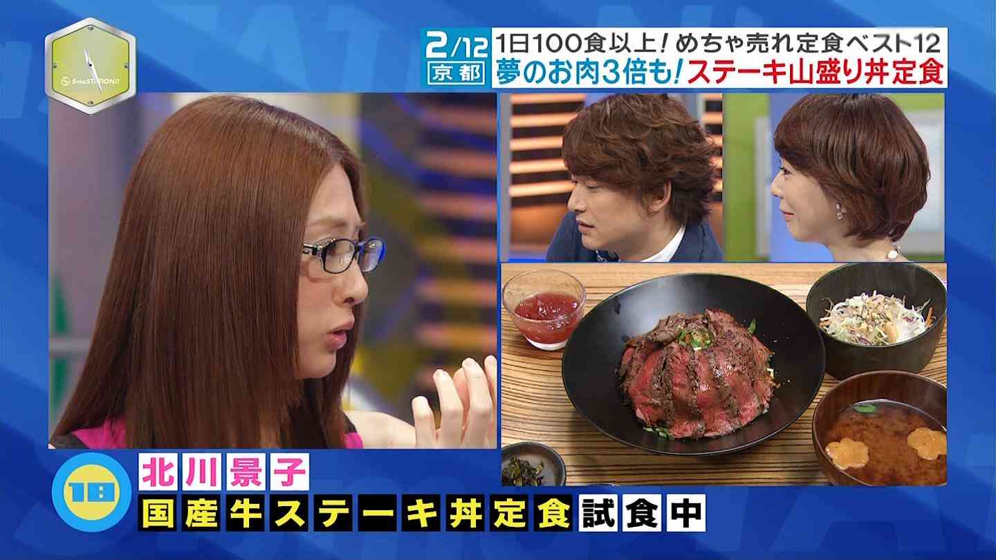 北川景子、スマステーションでほとんどスプーンで試食ｗ