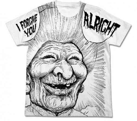 【下ネタ注意】漫☆画太郎 2000人のババアがひしめく「ババアTシャツ」のインパクトが凄まじい!