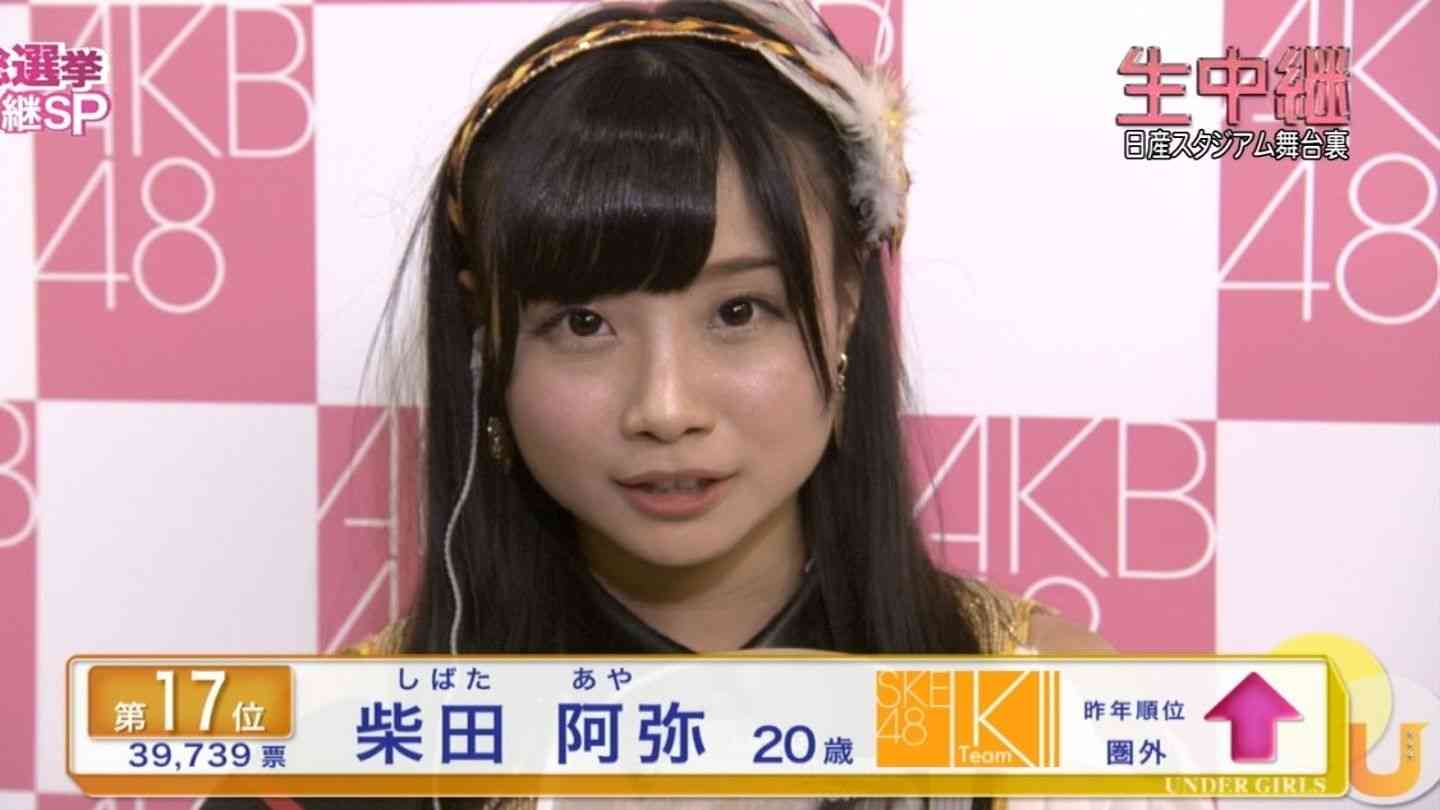 SKEメンバー柴田阿弥の画像が気持ち悪いと話題で3万リツイート越えw