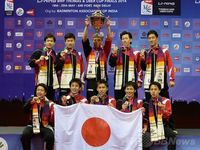 バドミントン男子がトマス杯で悲願の初優勝！歴史的快挙達成！ - NAVER まとめ