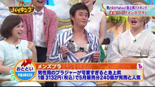 バイキングでブラが丸見えに…