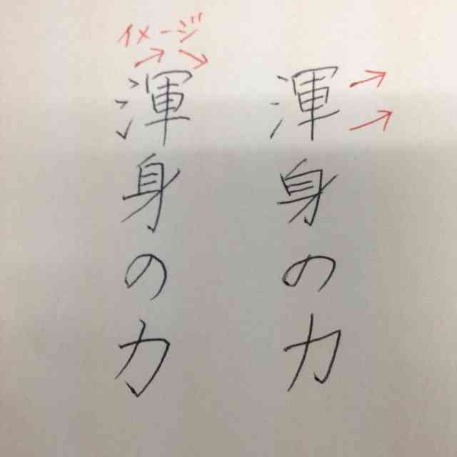 字はキレイですか？
