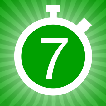 iTunes の App Store で配信中の iPhone、iPod touch、iPad 用 7 分間エクササイズ - 7 Minute Workout Challenge