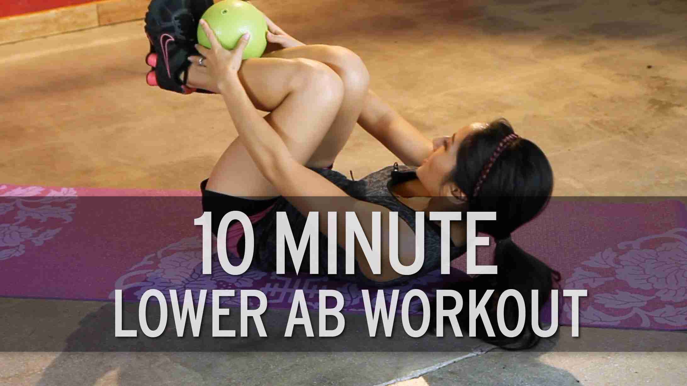 10 Minute Intense Lower Ab Workout - YouTube