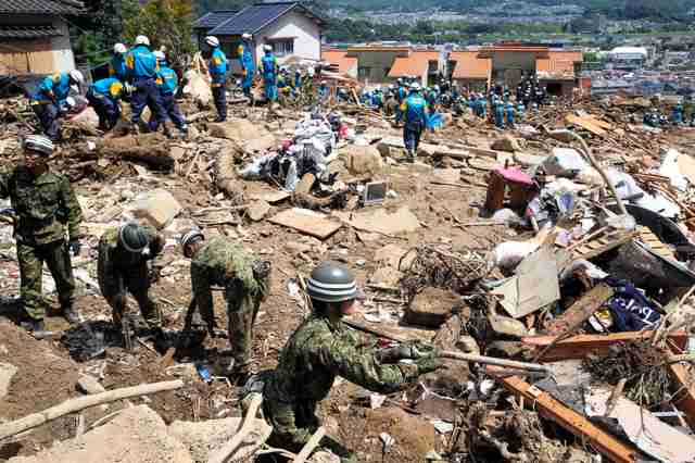 広島の土砂災害、不明５１人に　死者は３９人：朝日新聞デジタル