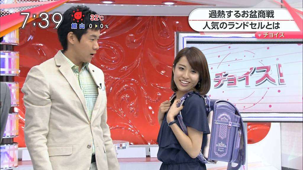 夏目三久(30歳)が「あさチャン」でランドセル姿を披露！