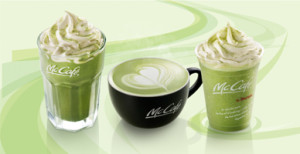 マックカフェ、抹茶をテーマにしたドリンクメニューが期間限定で新登場