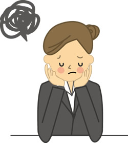 不安を感じやすい人