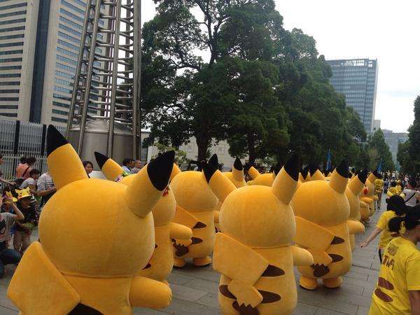 横浜に野生のピカチュウ1000匹が出現した！　Twitterに目撃情報続々