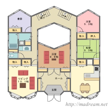 間取り図が好きな人⌒☆