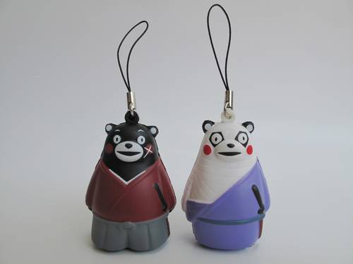 るろ剣×くまモンが本当に実現、剣心＆志々雄とのコラボストラップ