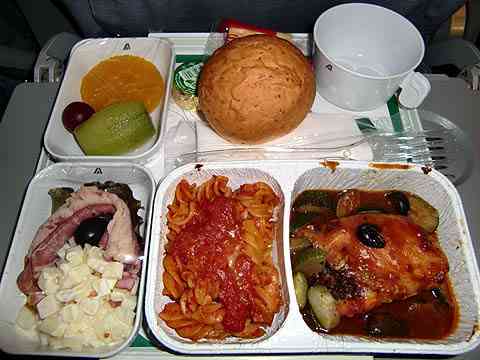 世界の機内食:D