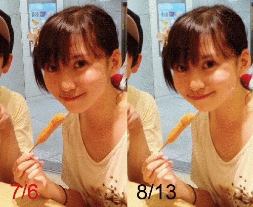 はるかぜちゃんがフォトショ疑惑を否定する実験を行うも決定的な加工画像がでてきて終了ｗｗ