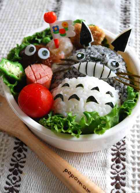 かわいいキャラ弁を貼るトピ