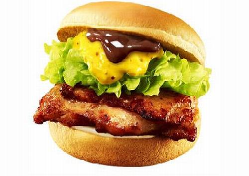 ガーナチョコソースのバーガー登場　ロッテリアが季節限定メニュー発売