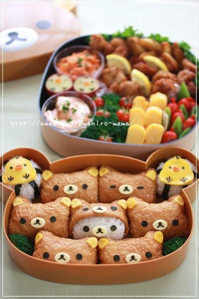 かわいいキャラ弁を貼るトピ