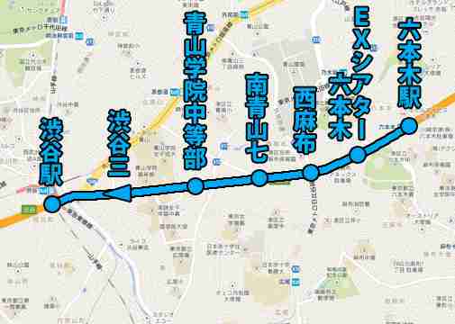 六本木-渋谷間結ぶ終夜バスが廃止へ