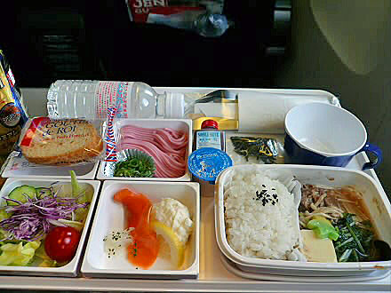 世界の機内食:D
