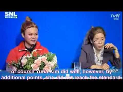 [ENG SUB] SNL Korea parody Adelina Sotnikova win and Kim Yuna Sochi2014 - YouTube