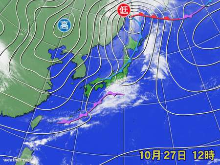 Yahoo!ニュース - 近畿地方で木枯らし1号　昨年より8日早く （ウェザーマップ）