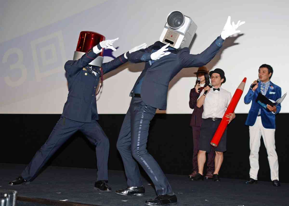 「NO MORE 映画泥棒」新キャラ発表！ポップコーン男とジュース男！【第27回東京国際映画祭】 - シネマトゥデイ