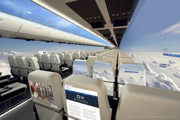 10年以内に空を飛ぶ可能性がある「窓のない」新型飛行機がスゴい