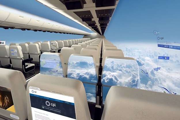 Windowless Planes Could Take To The Skies In 10 Years