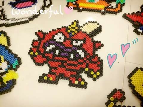 辻希美の“創作力”がすごい。アイロンビーズで作る妖怪ウォッチキャラクターが完璧