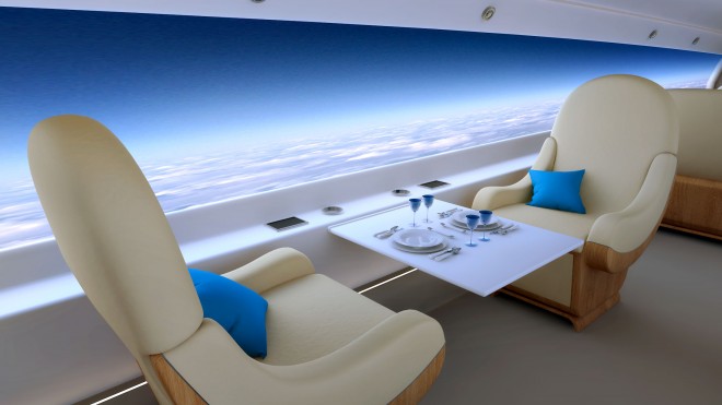 10年以内に空を飛ぶ可能性がある「窓のない」新型飛行機がスゴい