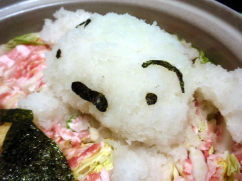 大根おろしアート「アライグマ」のクオリティが凄いww