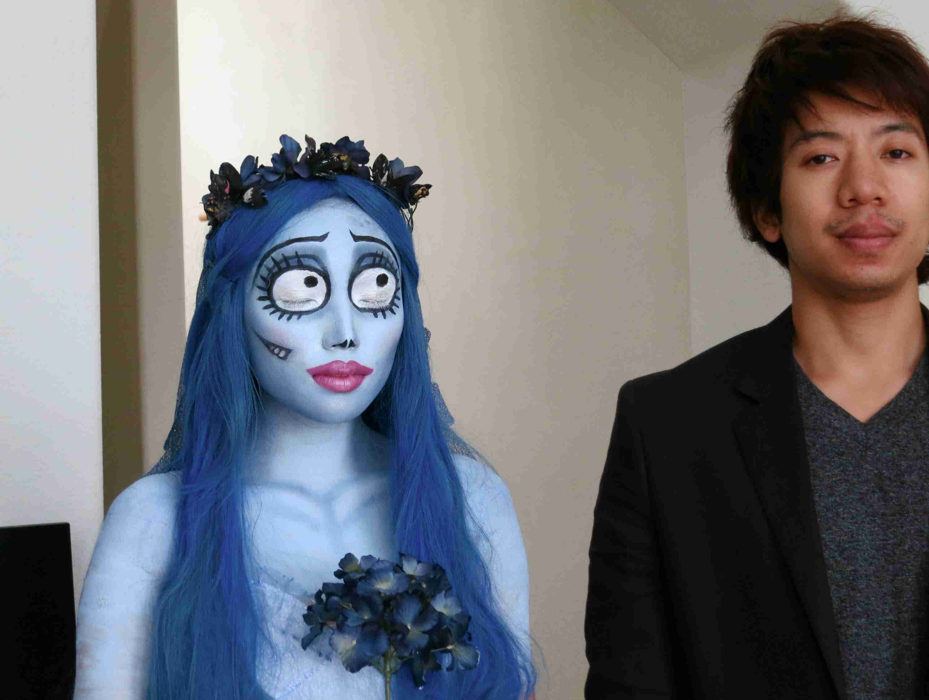 Emily (Corpse Bride) Halloween Make-up Look 1 - YouTube