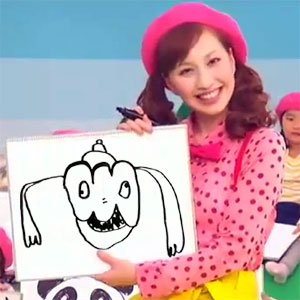 有名人の似顔絵トピ。