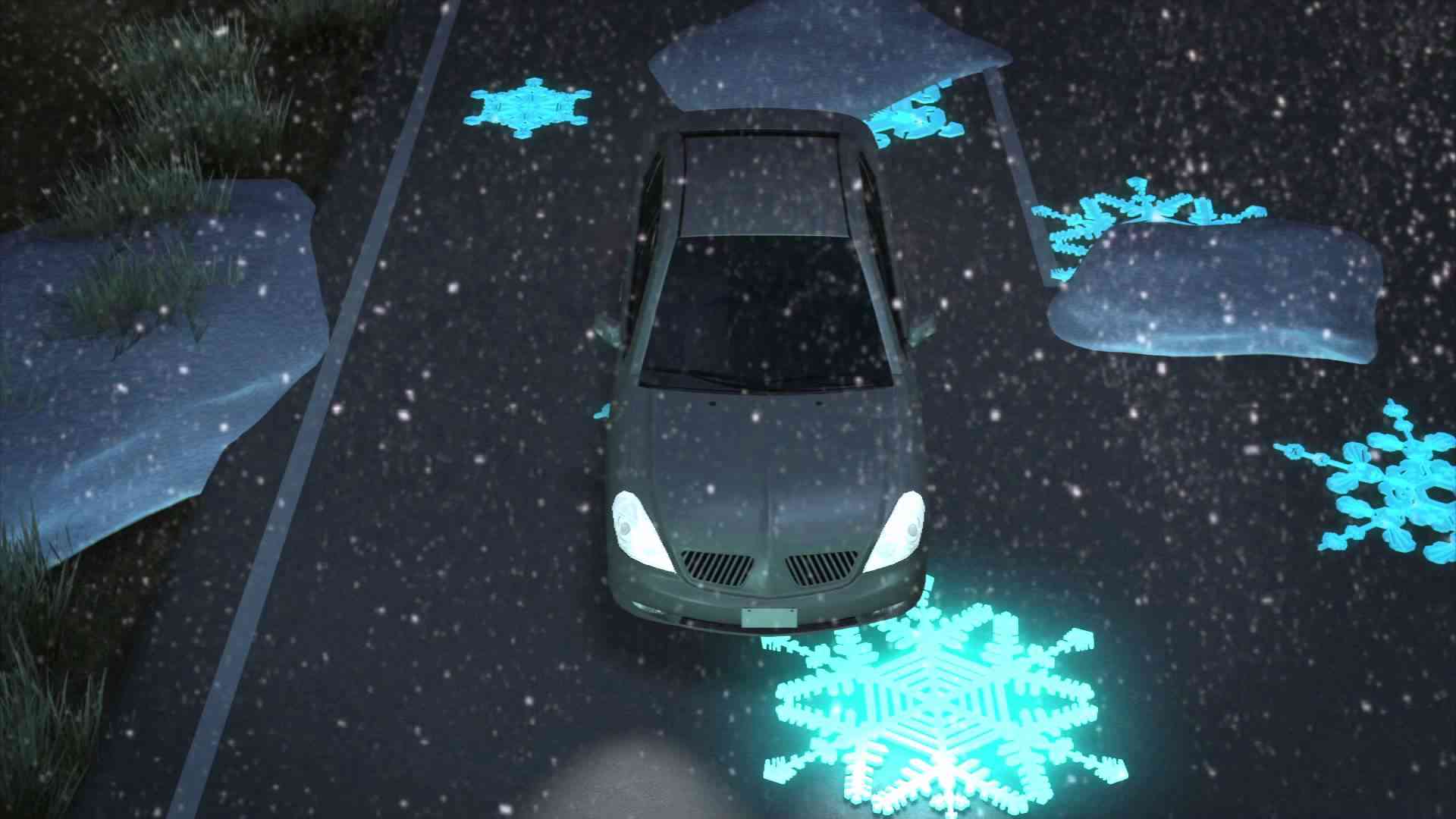 Futuristic highways in the Netherlands glow in the dark - YouTube
