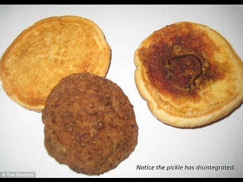 1999年に購入したマクドナルドのハンバーガー...14年もの間保存し続けるとこうなる - YouTube