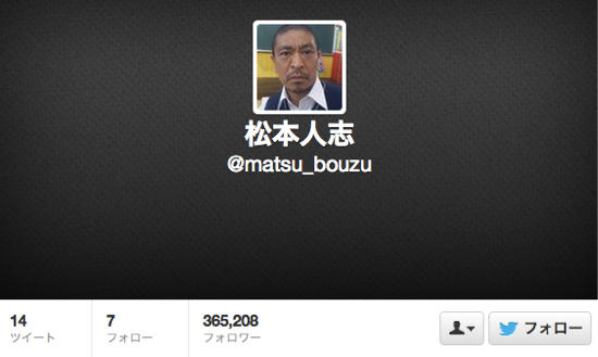 Tweetが面白い有名人といえば?
